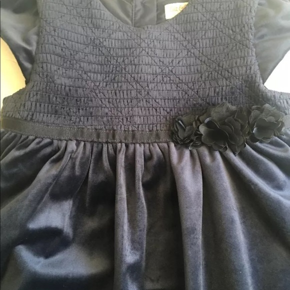 New Toddler A-Line Dress Cat Jack Blue Velvet 5T - Picture 2 of 5